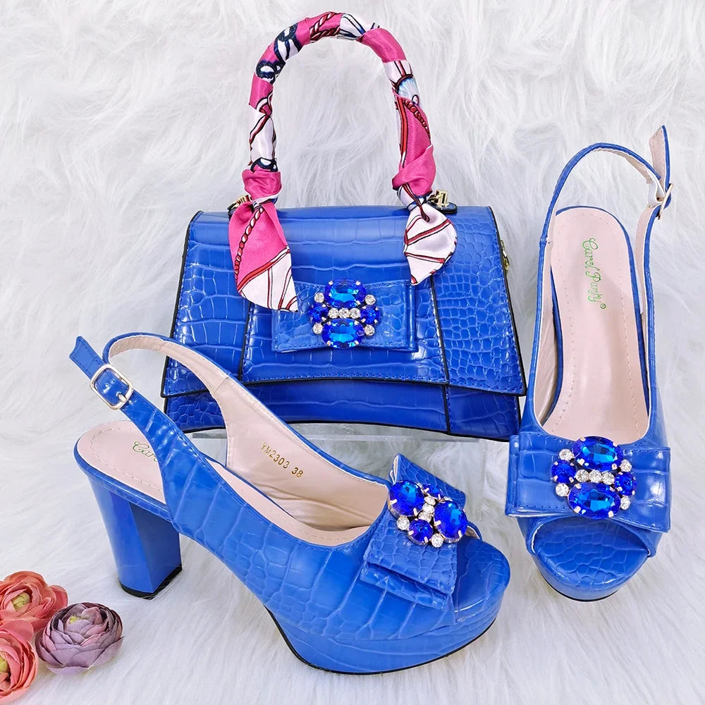Italian Shoe and Bag Set New HFG1-23