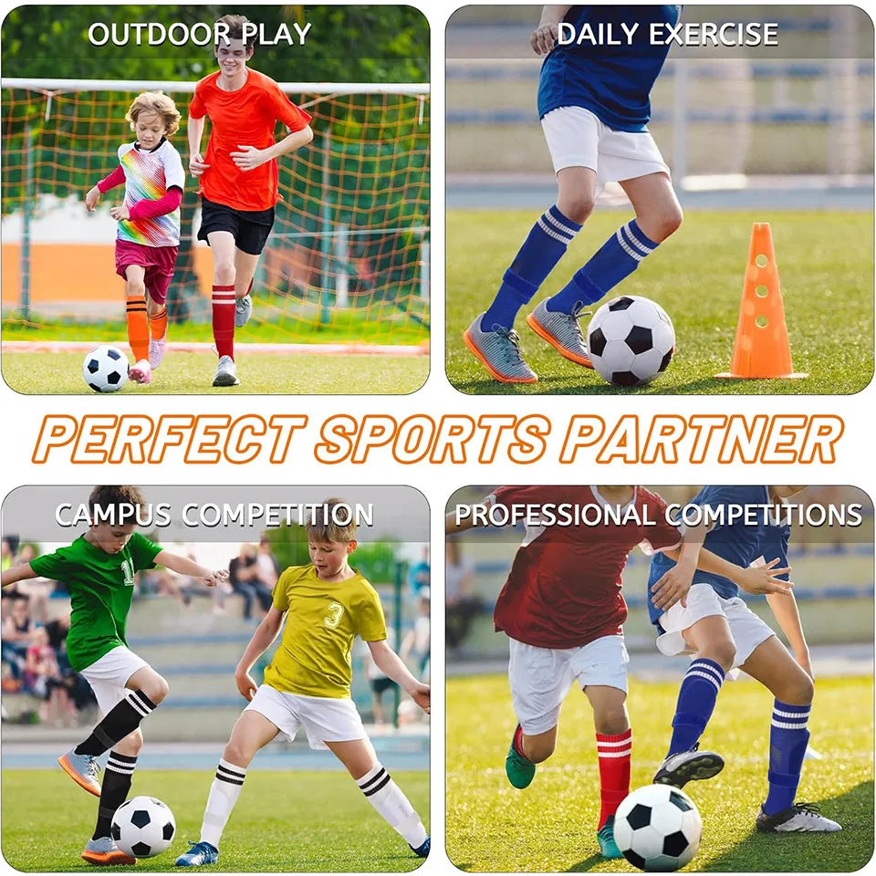 Loogdeel Kids Youth Adult Soccer Socks Stripe Knee High Softball Baseball Sports Socks Breathable Football Socks for Men Women
