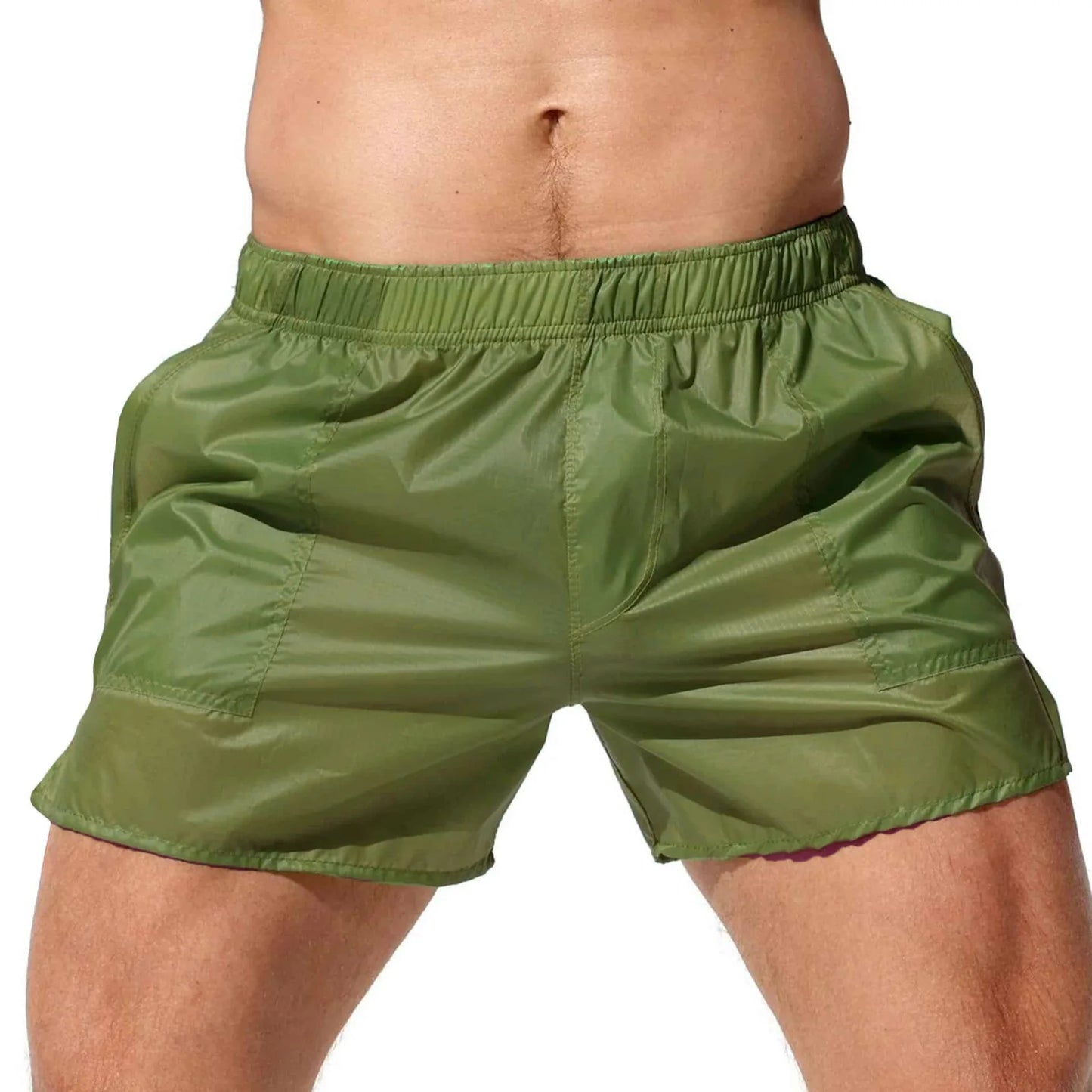 Men's Summer Sexy Swimwear Swimsuit Swimming Trunks Transparent Sunga Mens Swim Briefs Beach Shorts Mayo Sungas De Praia Homens