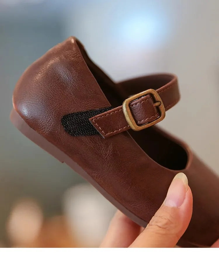 New Baby Shoes Leather Baby Girl Autumn Rubber Sole Anti-slip Multicolor Elegant Toddler First Walkers Newborn Crib Toddler Shoe