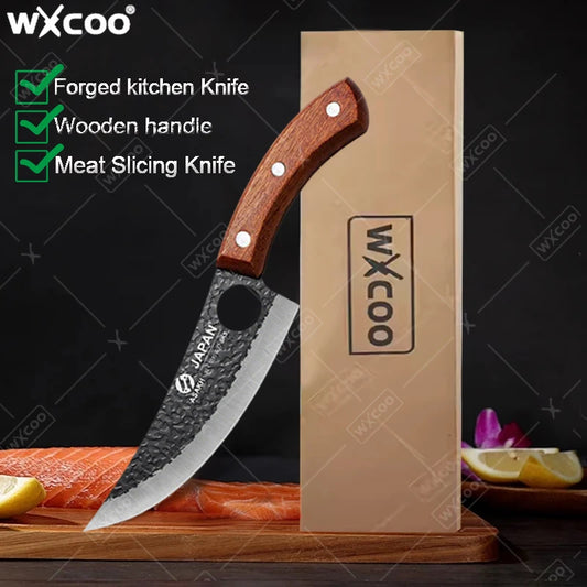 Professional Kitchen Boning Knife Hand-Forged Meat Cleaver Butcher Knife Household Fruit Slicing Vegetable Cutting Kitchen Knife