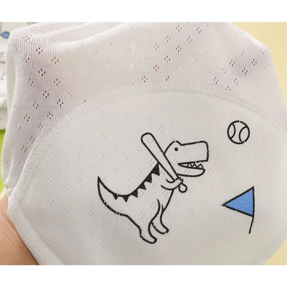 10 Pcs Reusable Baby Training Pants Washable Kids Cloth Diaper Nappies Changing Underwear Infant Toddler Potty Training Panties