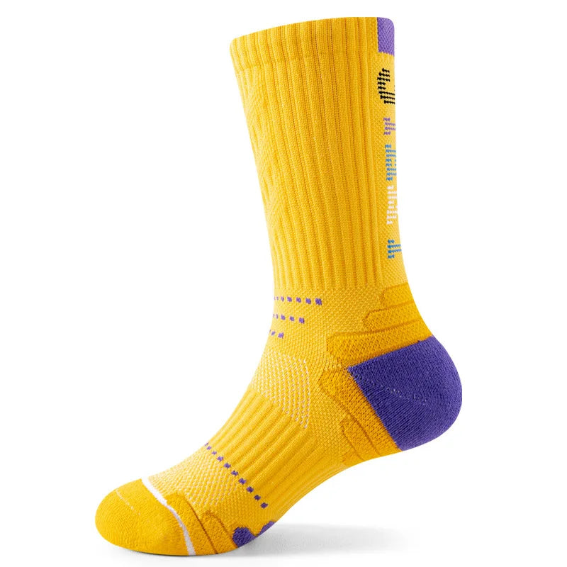 Professional Children's Sports Socks Boys Basketball Socks Outdoor Football Sock Hiking Sports Socks for Girls 5-14 Years