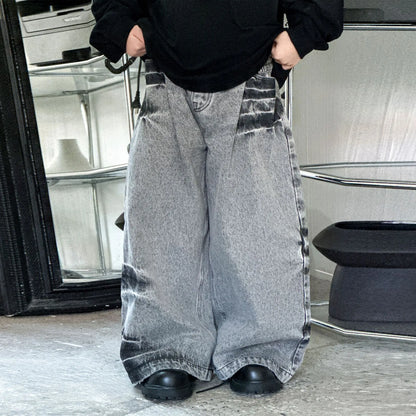 Boys Jeans Autumn 2025 New Fashionable Loose-fit Long Pants for Kids Soft Denim Trousers Boys Wide-leg Jeans Spring Fall
