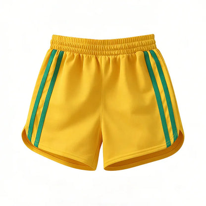 Summer Men's Beach Pants Worn As Outerwear With Large Size Drawstring And Youth-style Mesh Quick-drying Three-piece Pants