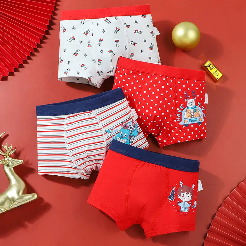 Children Boy Briefs 100% Cotton Soft Toddler Cartoon Girl Short Panties Kid Underwear for Infant Boy Teen Underpant 2 -15 Years