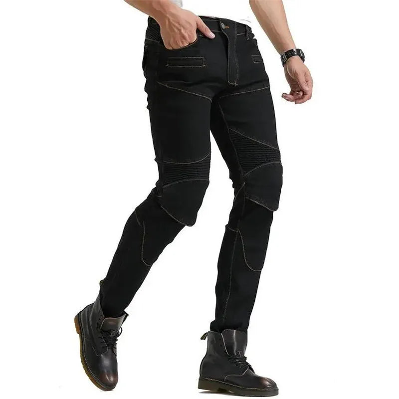 Men's Jeans Motorcycle Pants Road Motorcycle Protective Equipment Motorcycle Jeans for All Seasons