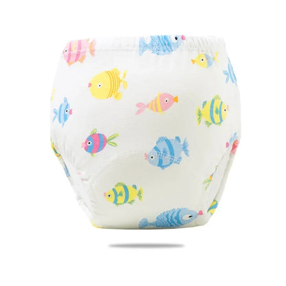 Infant Baby Training Pant Washable Reusable Cotton Diaper for Toddler Baby Boy Girl Spring Summer Breathable Diaper 8-20KG Nappy