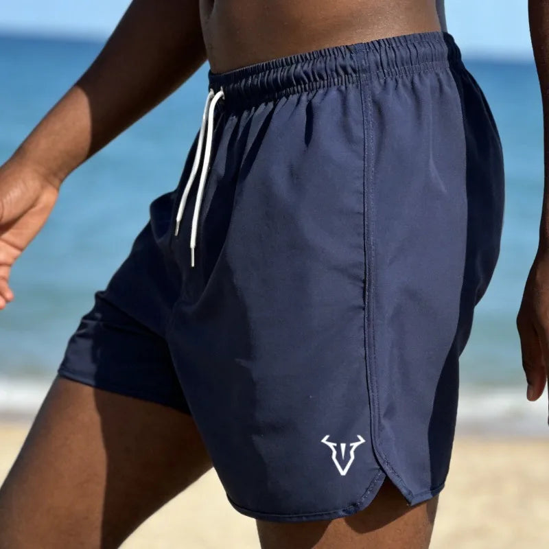Men's beach shorts, quick drying, breathable, beach vacation, swimming shorts