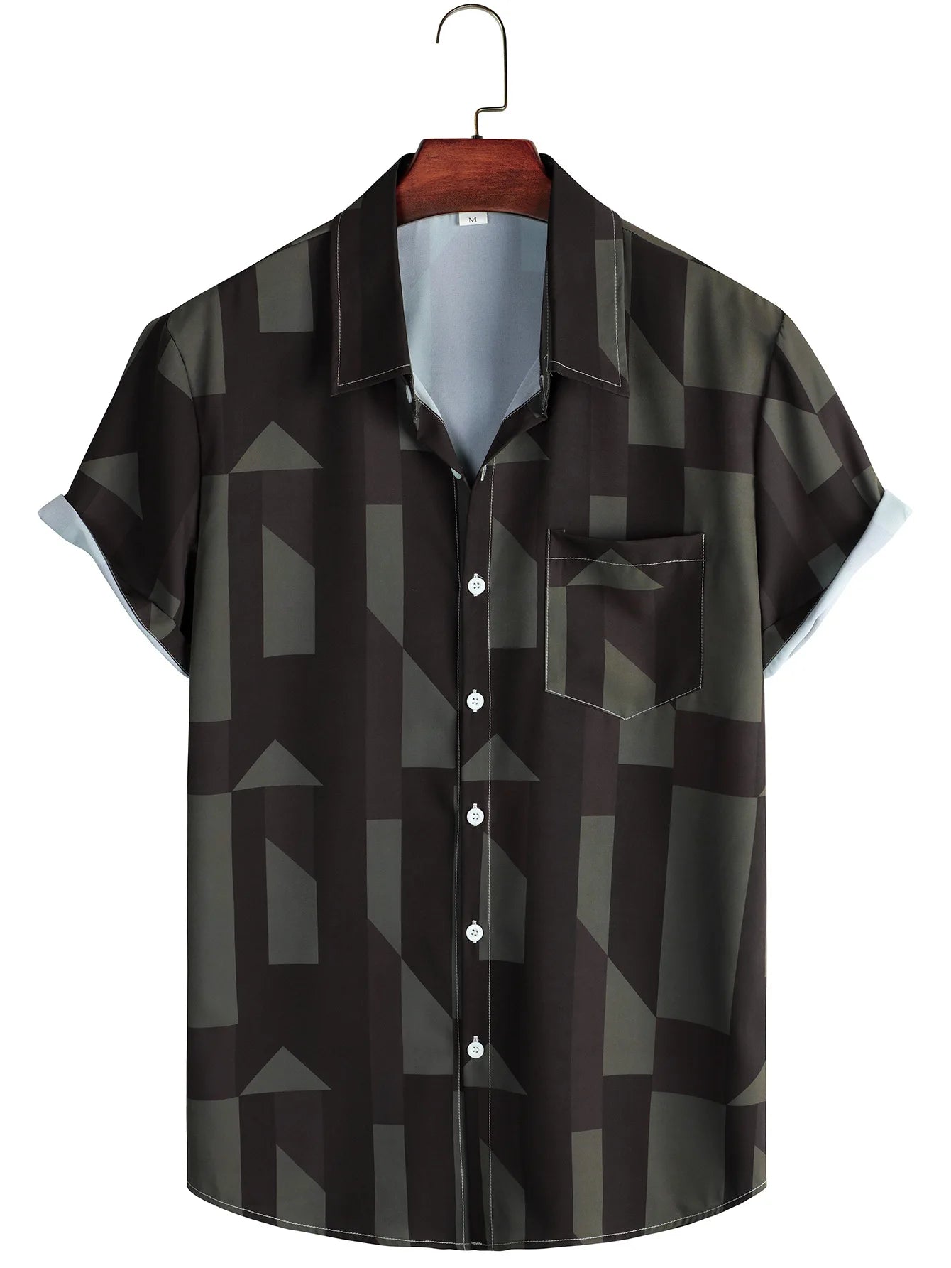 Men's Summer Hawaiian Style Loose Short Sleeve Casual Shirts Fashion 3D Print Vacation Beach Shirt Tops Breathable Blouses Male