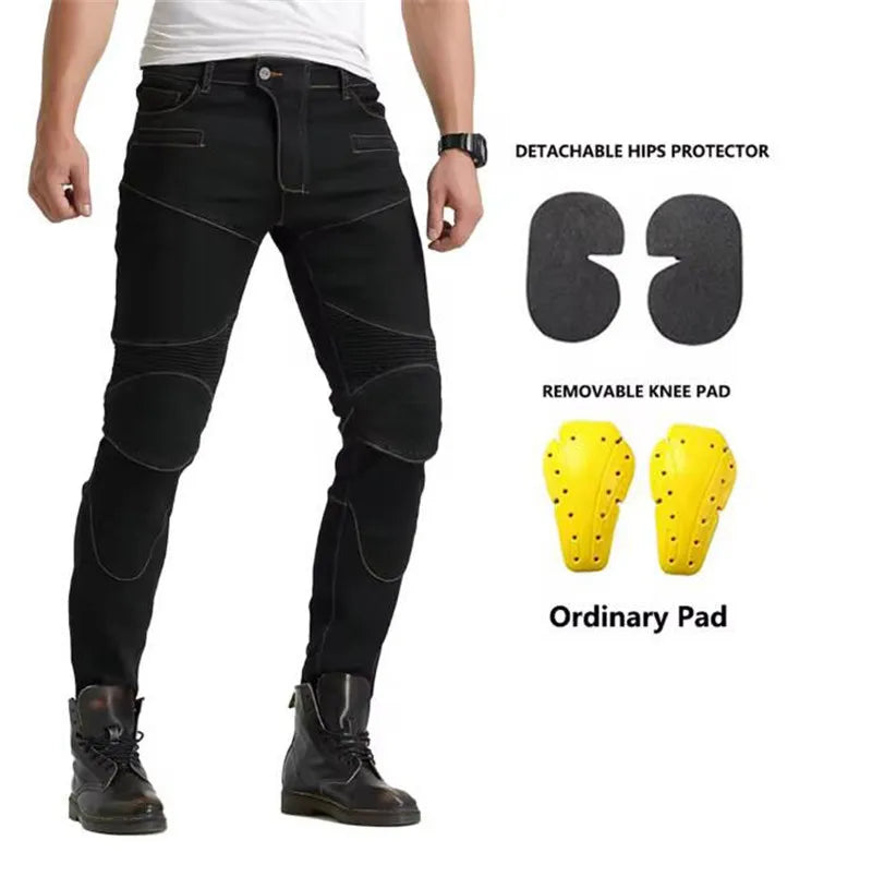 Men's Jeans Motorcycle Pants Road Motorcycle Protective Equipment Motorcycle Jeans for All Seasons