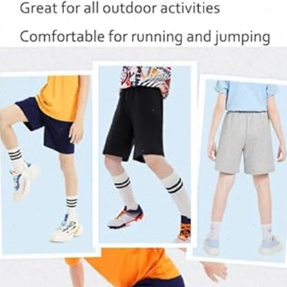 Boys Shorts Summer Solid Kids Short Sweatpants Loose Sport Casual Knickers Children Elastic Waist Half Pants Beachwear 3-14years