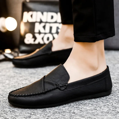 2025 Luxury Trendy Dress Shoes Men Loafers Split Leather Moccasins Shoes for Men Formal Mariage Wedding Shoe Botas Para Hombre