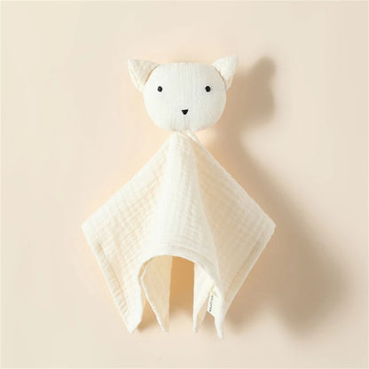 Stuffed Goose Baby Towel Cotton Baby Sleeping Cuddling Security Blanket Newborn Soothe Appease Towel Kids Face Towel Washcloth