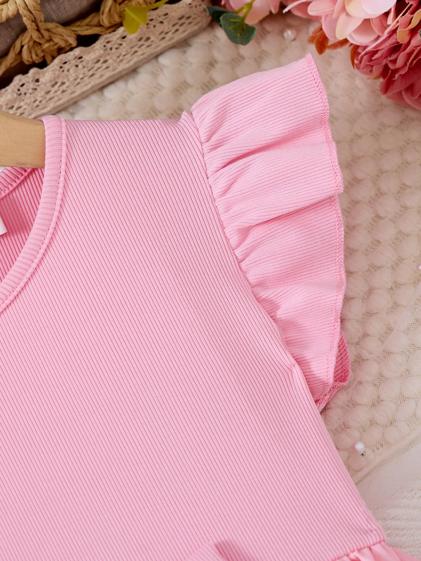 Girls Casual Dresses Denim Print Button Bow Ruffled sleeves Floral Tulle Cute Princess Formal Dresses Children Casual Dresses