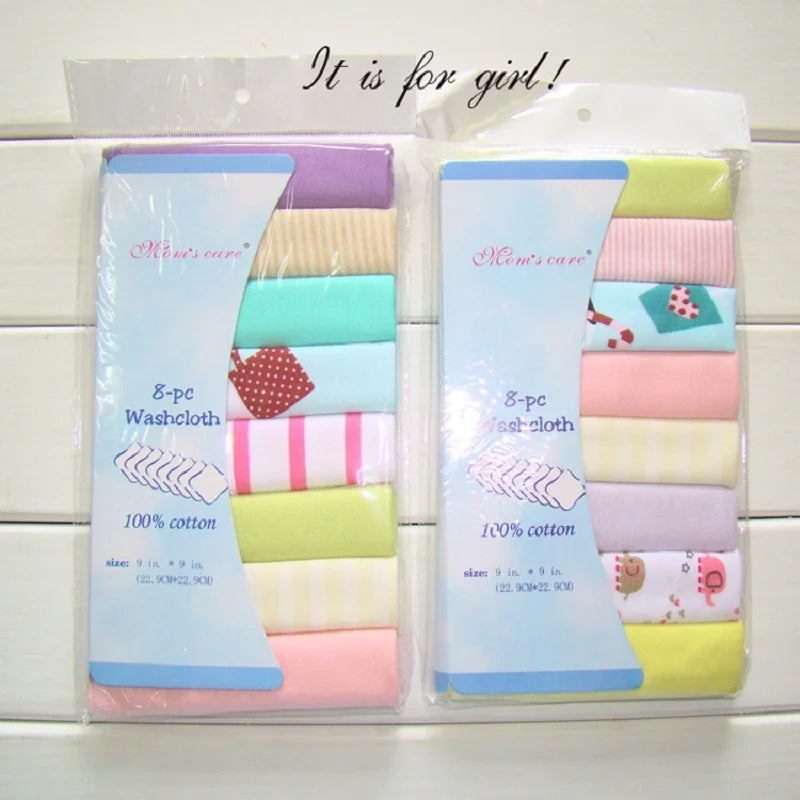 100% Cotton Newborn Baby Towels Saliva Towel Nursing Towel Baby Boys Girls Bebe Toalha Washcloth Handkerchief Dropshipping KF011