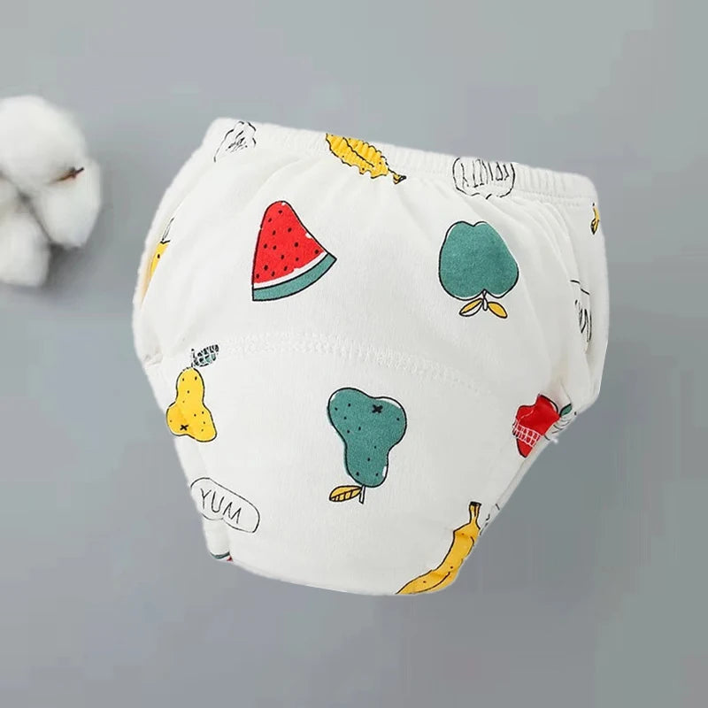 3PCS/1PCS Newborn Training Pants Baby Shorts Washable Underwear Boy Girl Cloth Diaper Reusable Nappies Infant Stuff Accessory