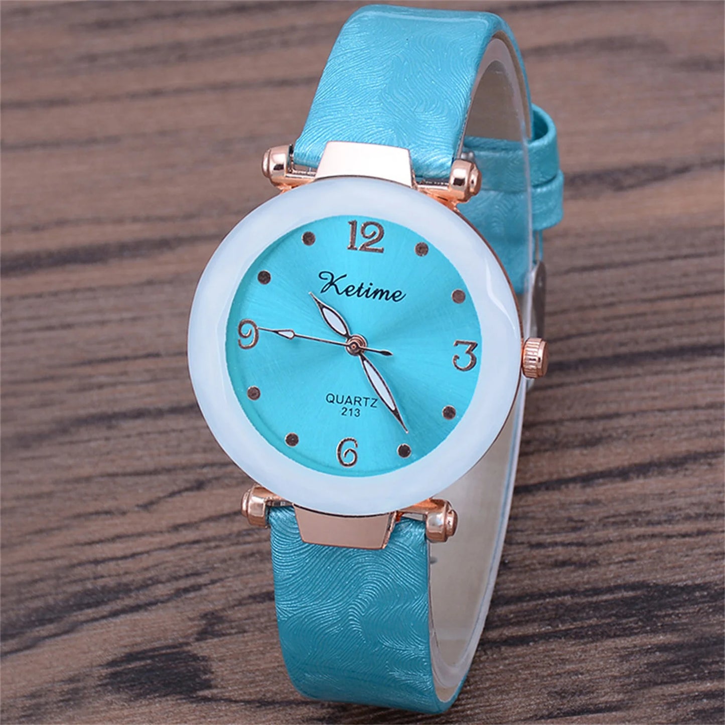Woman Watch Number Scale Fashion Quartz Watch For Women 50m Waterproof Luxury Business Ladies Leather Hand Clock