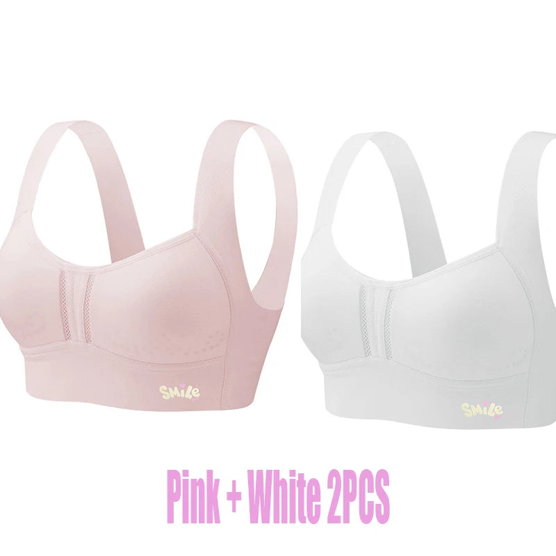 1-3Pcs Thin Summer Underwear for Teenage Girls, Anti-Bounce Vest for Students Cotton Sports Bra for Kids Student Vest