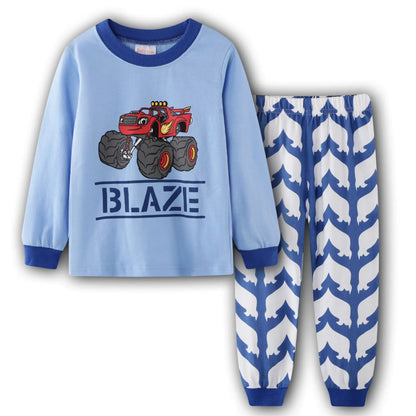 Kid Pajamas Set Baby Boy Clothes Girl Sleepwear Nightwear Children Santa Claus Christmas Pyjamas Cotton Clothing Set 2-7T