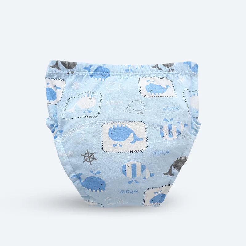 Newborn Training Pants Baby Shorts Print Color Washable Underwear Boy Girl Cloth Diaper Reusable Nappies Infant Stuff