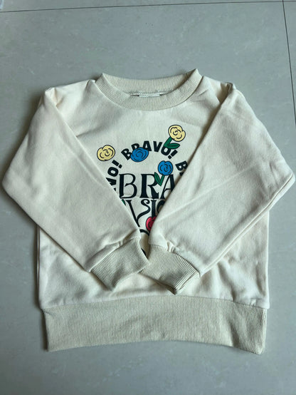 kids sweaters 2025 new autumn boys girls cute print sweatshirts child cotton outwear tops clothing