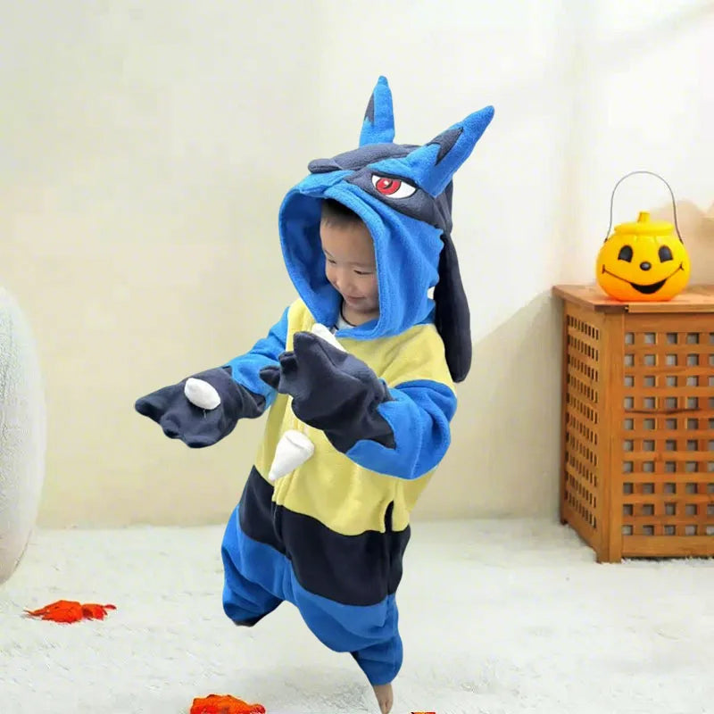 Boys Kigurumi Girls Onesies for Children Cartoon Pajamas Animal Cosplay Costume For Halloween Christmas Outfit Jumpsuit Homewear