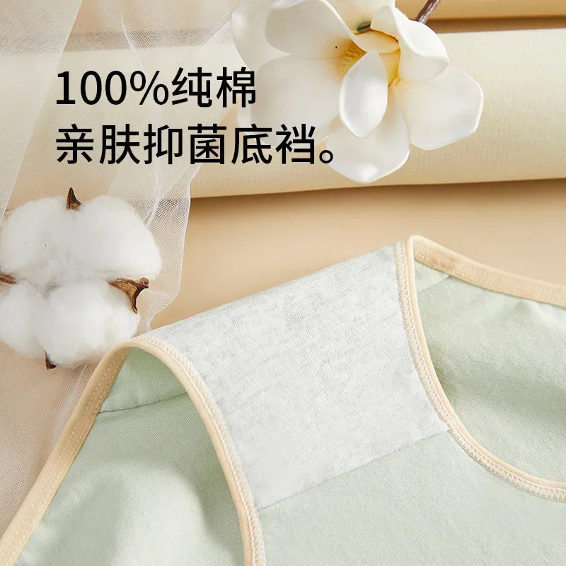 Women's Underwear Antibacterial Cotton crotch Breathable Sweat Absorption Simple Comfort Cotton Women's Briefs женские трусы для