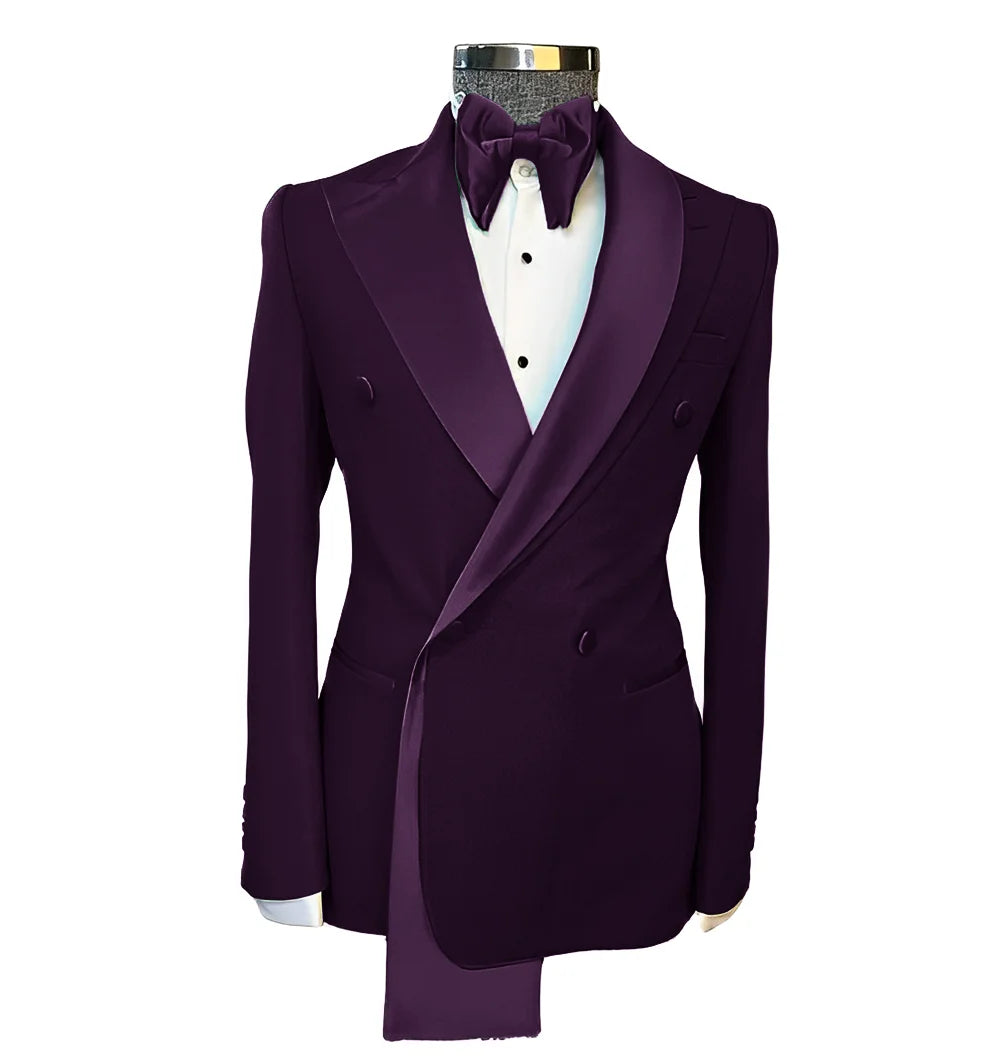 Men's Suits Single Jackets Wedding Groom Tuxedos Peak Lapel Design Blazer for Men Fashion Customization Clothing