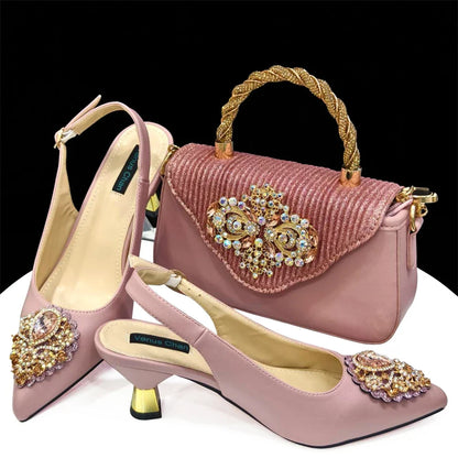 High Quality Ladies Shoes And Bags Set HAS1-23