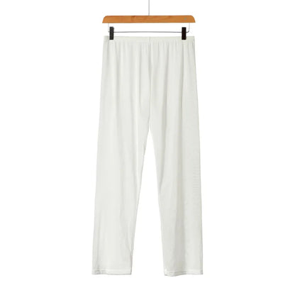 Men's Sexy Soft Mesh Sheer See-through Stretch Pants Trousers Sleepwear Hot Translucent Men Pants Homewear