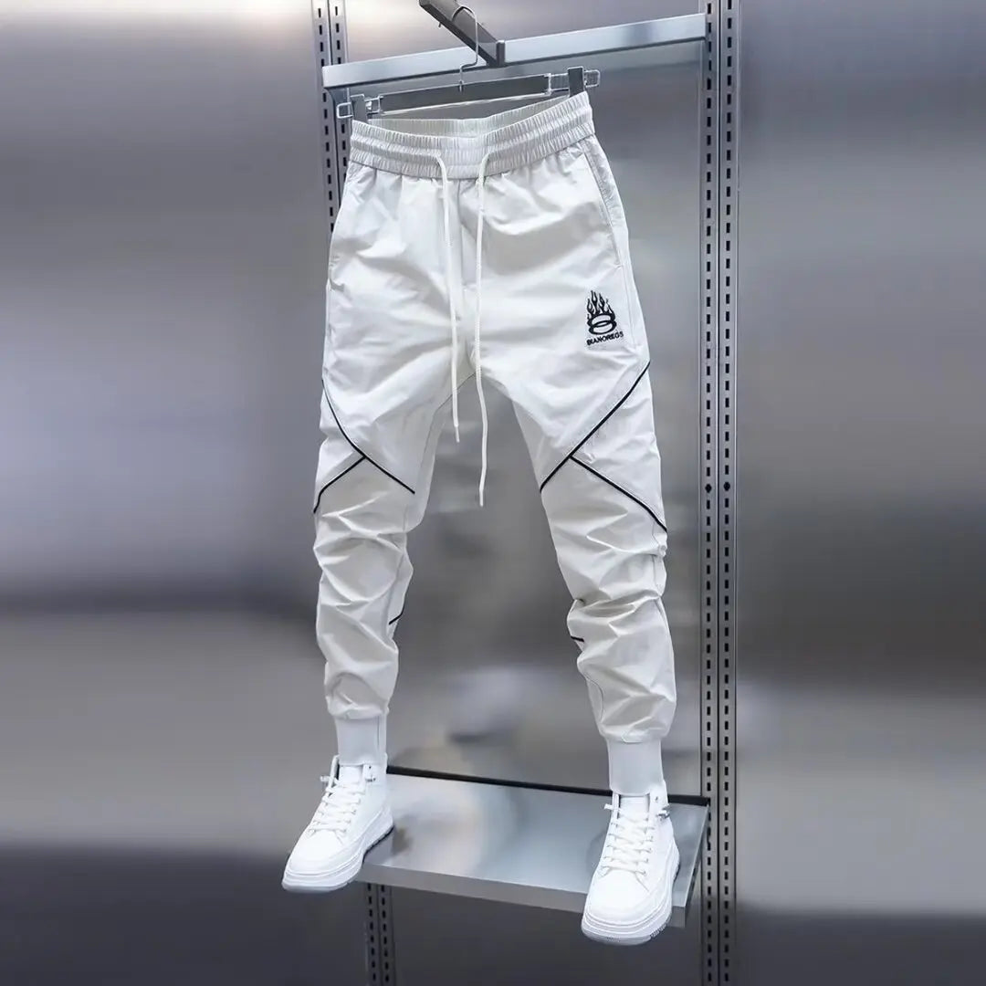 Men's Cargo Pants White Hip Hop Male Trousers Summer Regular Fit Harajuku Long Slacks Street Emo Cheapest Luxury New In Casual