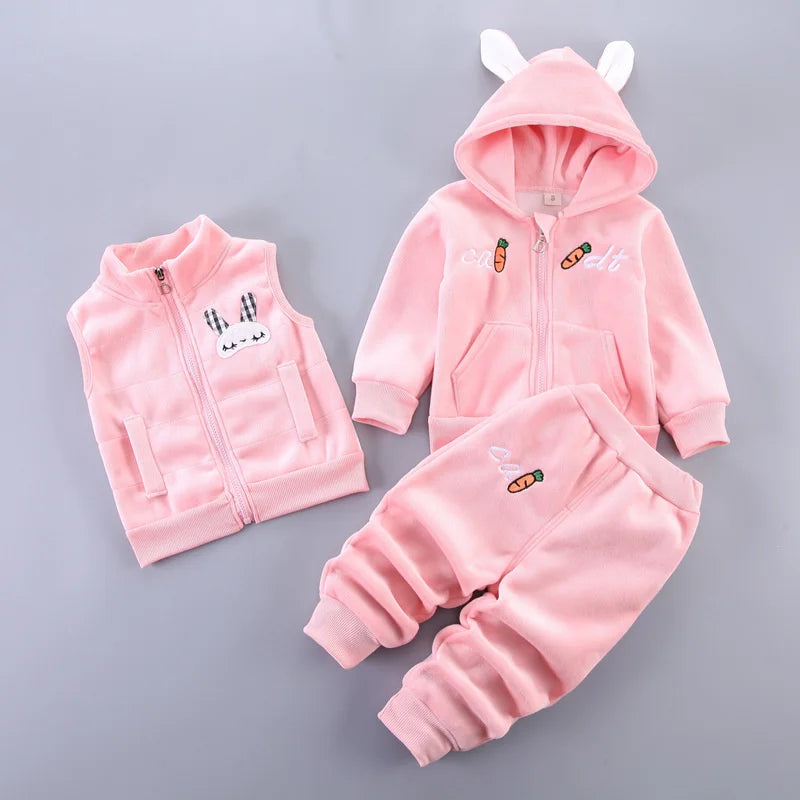Newborn Baby Boys Clothes 2023 Autumn Baby Girls Clothes Hoodie+Pant Outfit Kids Costume Suit Infant Clothing For Baby Warm Sets