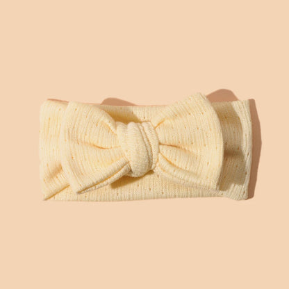 Baby Girl Hair Accessorie Solid Elastic Bow Hair Bands for Girls Soft Comfortable Baby Headband Cute Infant Photography Props