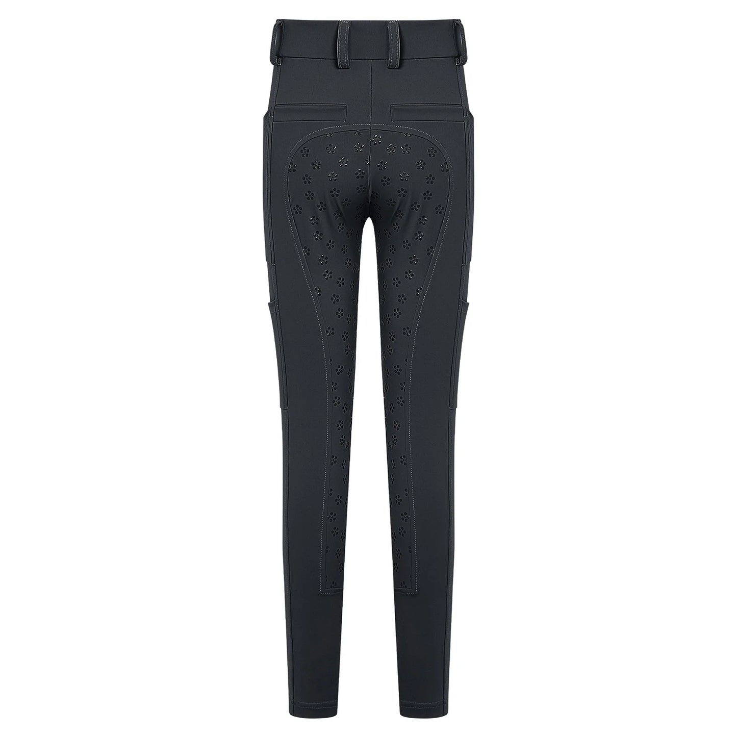 Girls Boys Riding Pants Golf Workout Clothes Sportswear Anti-slip Full Seat Equestrian Breeches Leggings with Multiple Pockets