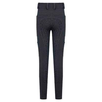 Girls Boys Riding Pants Golf Workout Clothes Sportswear Anti-slip Full Seat Equestrian Breeches Leggings with Multiple Pockets