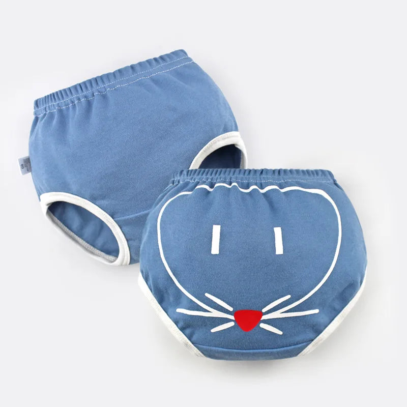 Baby 100% Cotton Panties Boy Girl Infant Cute Cartoon Underpants For 2-5 Years Children Fashion Underwear Kids Shorts