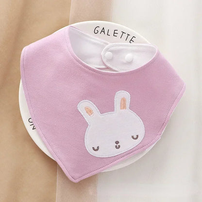 Cartoon Baby Bibs Soft Newborn Feeding Towel Cotton Cloths Baby Girls Boys Bandana Bib Newborn Saliva Towel Burp Cloths