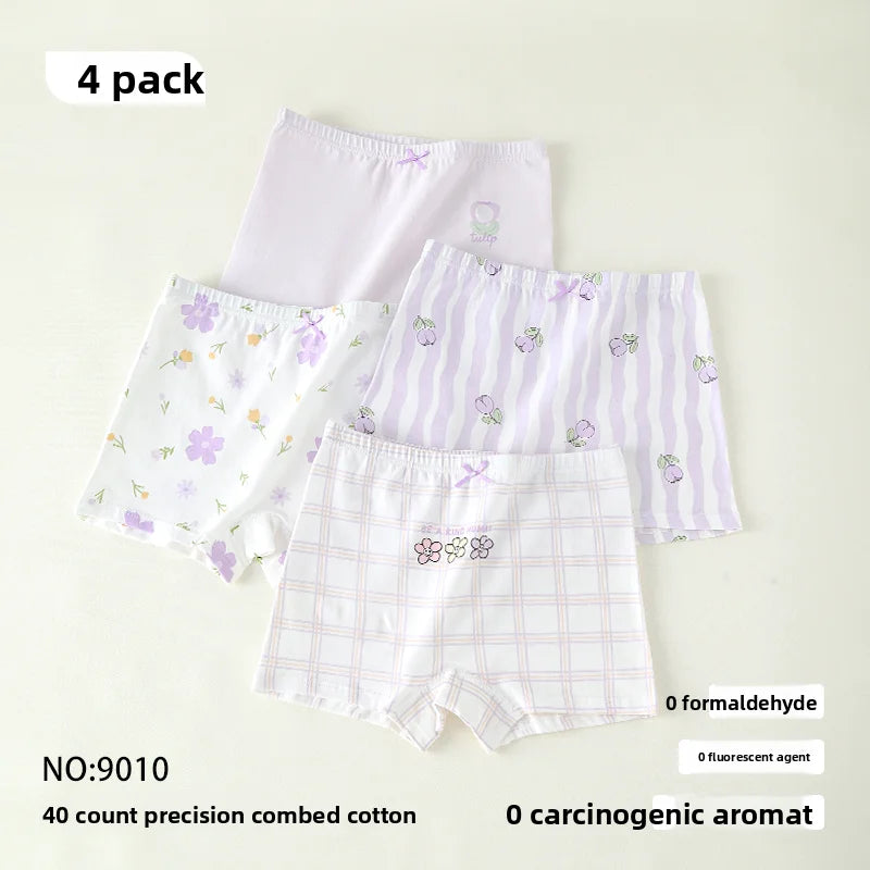 Teenage Girl Panties Women's Cotton Briefs Children's Panties for Girls Girls' Underwear Pants Ladies Underpants Girls' Kids Set