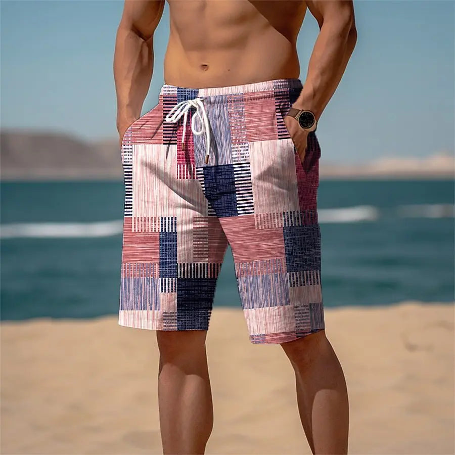 Men Beach Shorts 3D Print Summer Swimwear For Men Fashion Casual Male Swimming Trunks Quick Dry Man Surf Board Shorts Beachwear