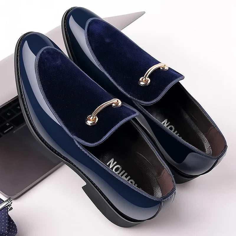 Men's Dress Shoes Luxury Mens Formal Leather Shoes Luxury Business Casual Shoes for Men Loafers Large Size 48 Zapatos De Hombre