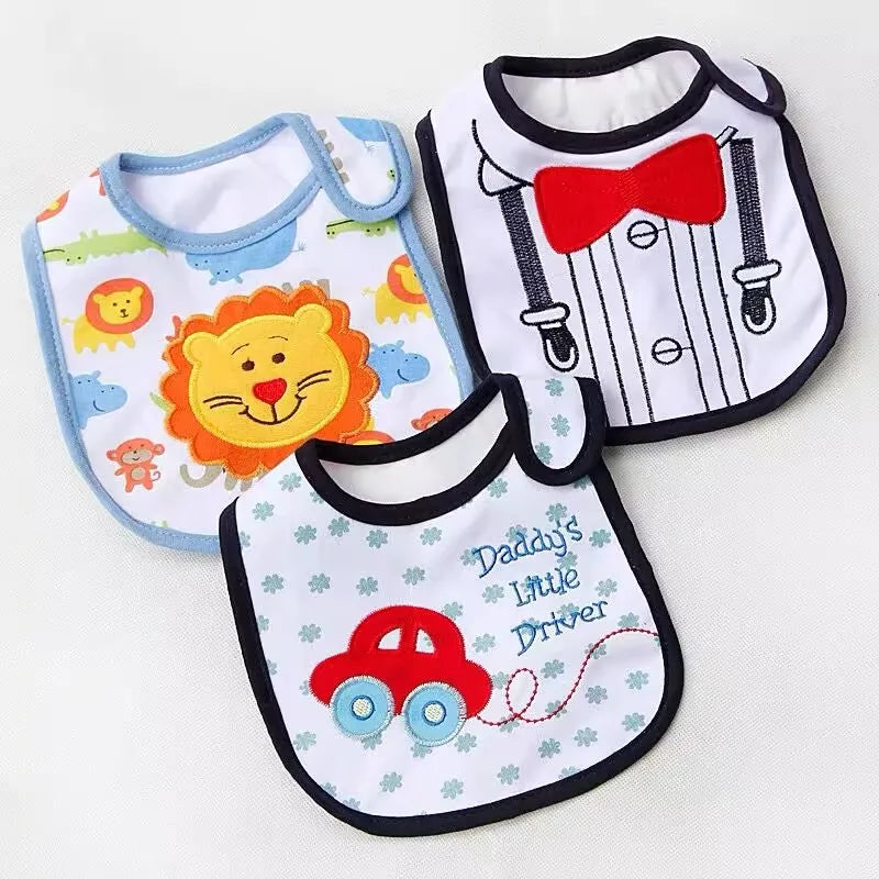 Sales Cotton Baby Bibs Waterproof Infant Bibs(send By Boys' or Girls')