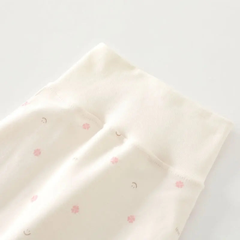 0-3Y Newborn Underwear 2Pcs Sets New Spring Infant Girls Boys Pure Cotton Sleepwear High Waist Pants Soft Baby Pajamas Clothes