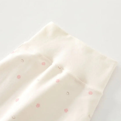 0-3Y Newborn Underwear 2Pcs Sets New Spring Infant Girls Boys Pure Cotton Sleepwear High Waist Pants Soft Baby Pajamas Clothes