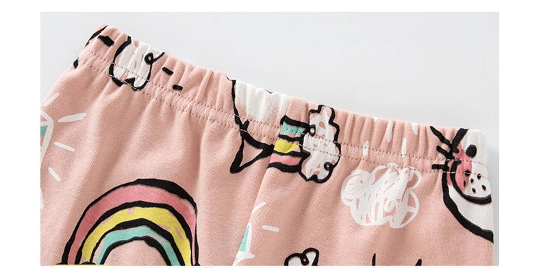 Girls Pajamas Sets 2 to 3 4 5 6 7 8 9 10 11 12 13 14 Years Cotton 100 Toddler Kids Pijamas Long Sleeve Cute Pyjama Pink Cat Pjs
