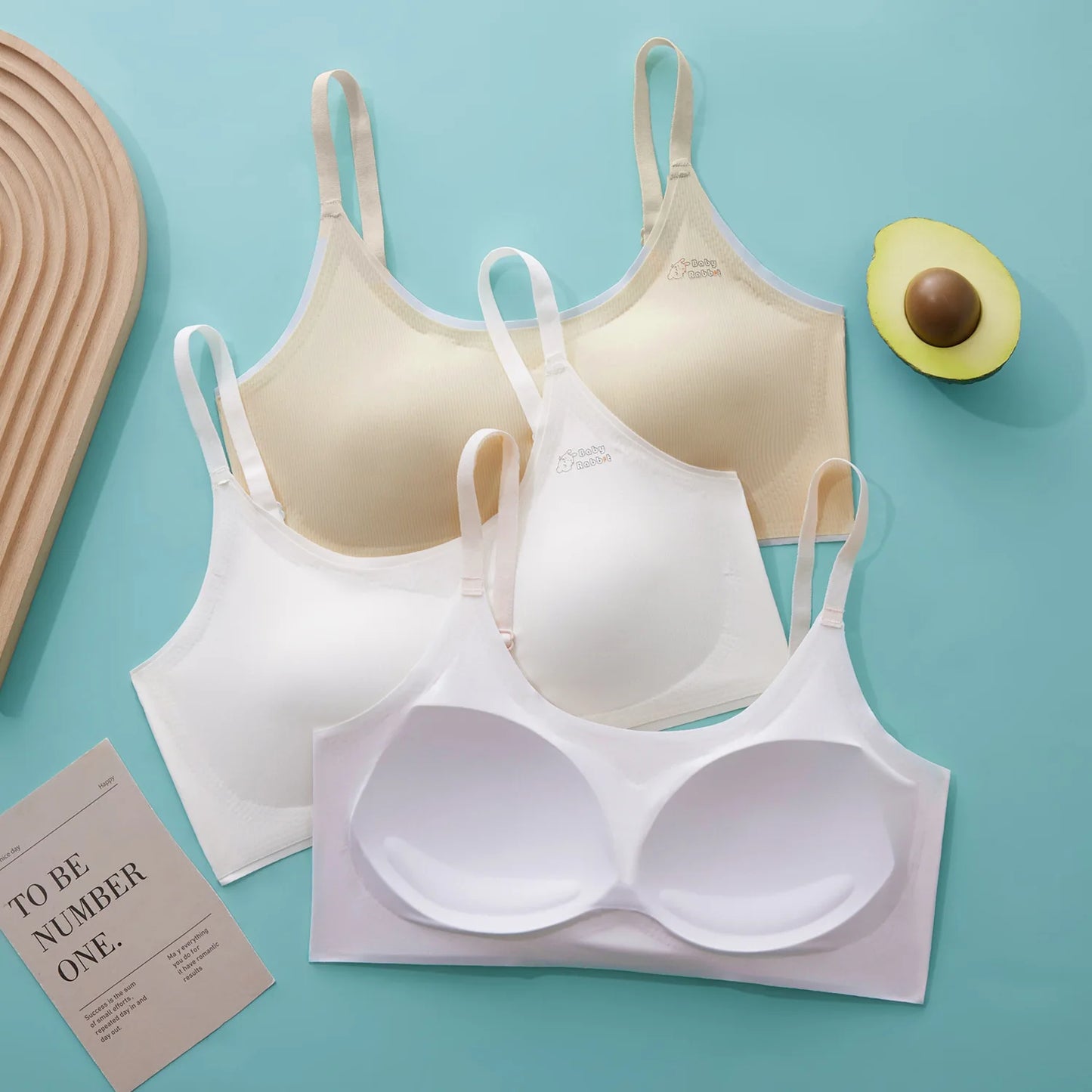 Children's Bra Teenage Girls Non-marking Ice Silk Underwear Junior High School Students Bra Teenage Tank Top Wrap Student Bra