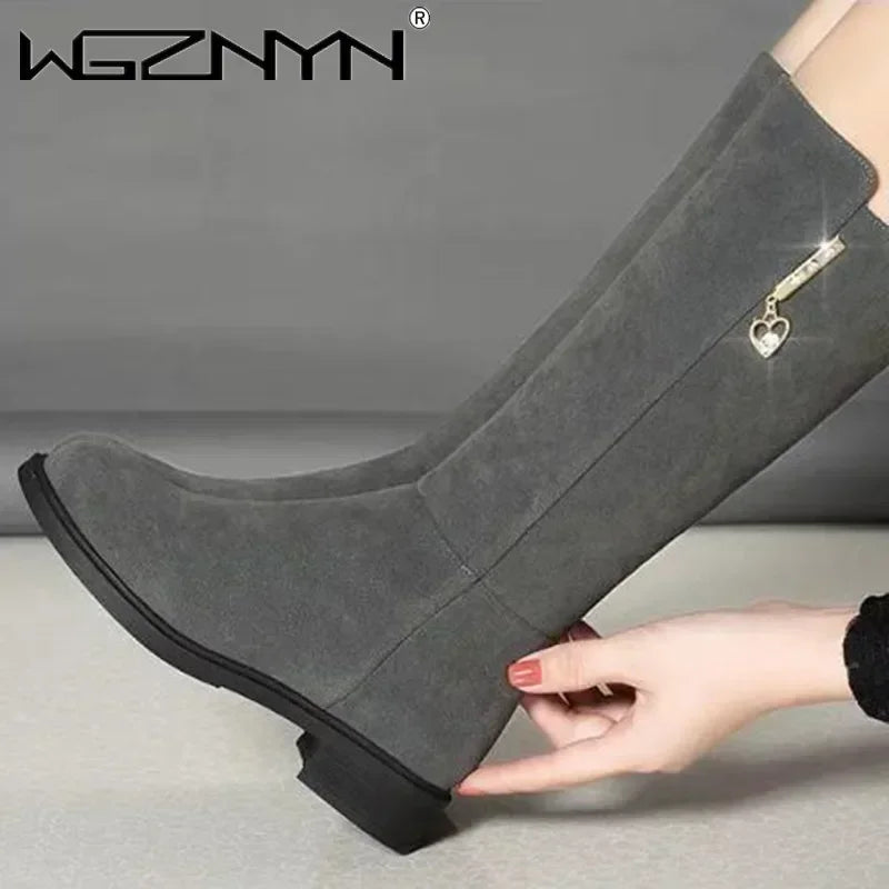 Thigh High Warm Snow Plush Snow Boots