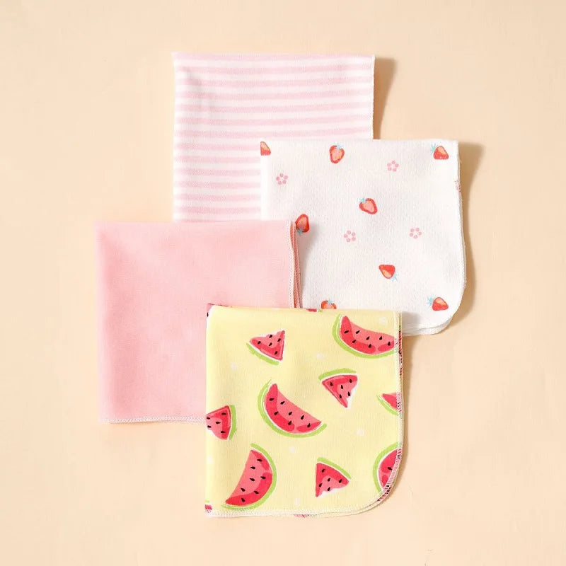 100% Cotton Newborn Baby Towels Saliva Towel Nursing Towel Baby Boys Girls Bebe Toalha Washcloth Handkerchief Dropshipping KF011