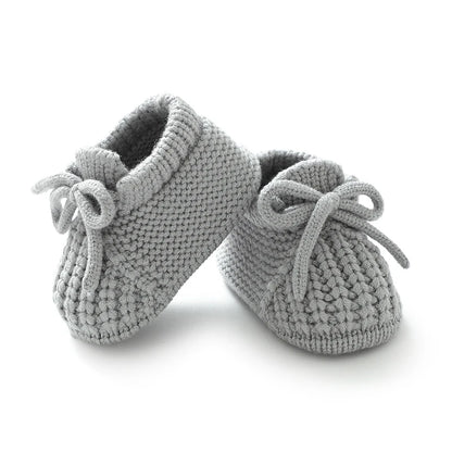Baby Shoes Knitted Newborn Bed Footwear 0-18M Warm Clothing Accessories Infant Boys Girls First Boots Fashion Solid Toddler Kid