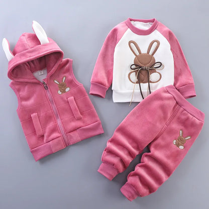 Newborn Baby Boys Clothes 2023 Autumn Baby Girls Clothes Hoodie+Pant Outfit Kids Costume Suit Infant Clothing For Baby Warm Sets